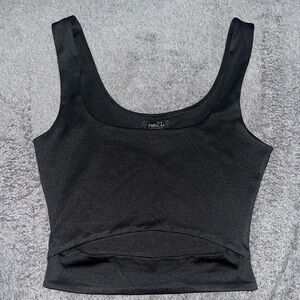 Black Crop Top